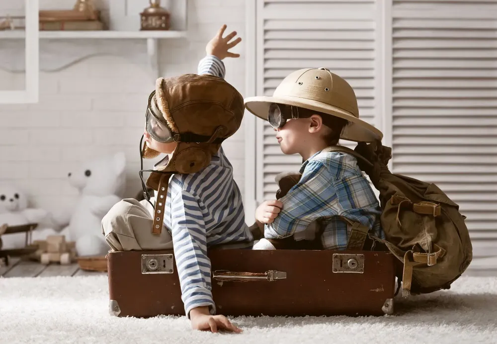 flying with kids